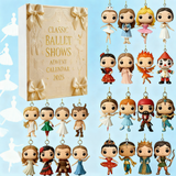 Classic Ballet Acrylic Advent Calendar Ornament