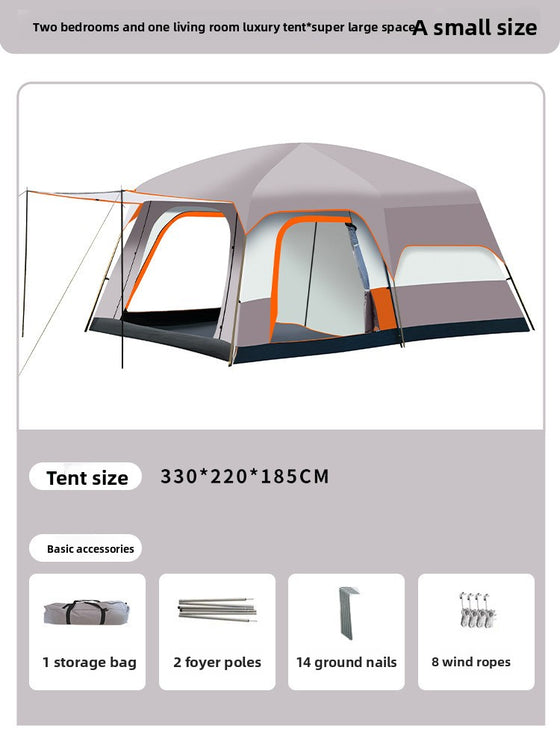Automatic Two Room Camping Tent for Family Outdoor Use Camping Shelter & Sleep product image 5