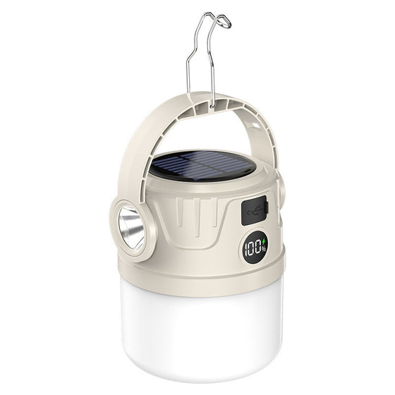 Solar Rechargeable Camping Light with Digital Power Display Outdoor Lighting & Tools product image 6