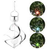 Solar Powered LED Wind Spinner Light