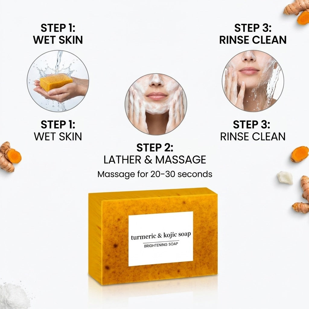 Handmade turmeric lemon cold process soap bar, photo 4