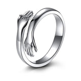Adjustable Love Hug Couple Fashion Ring