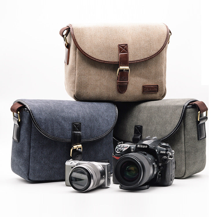 Crossbody Camera Bag with Shockproof Design