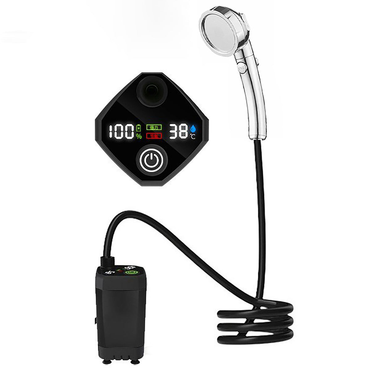 Portable Electric Shower with Multiple Spray Modes