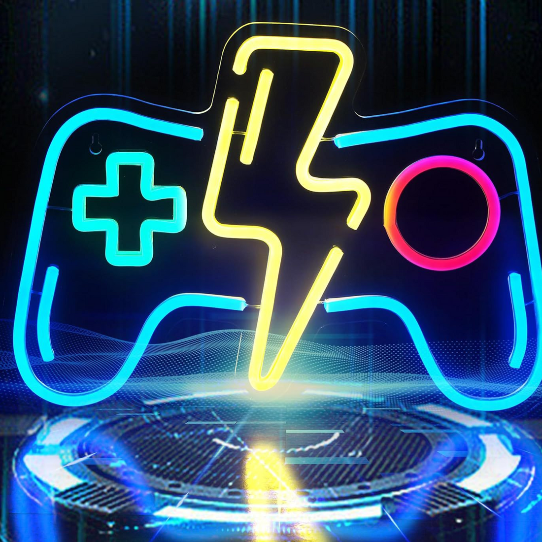 Customizable LED Neon Sign Gamepad Light for Room Decor