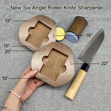 Three-Angle Roller Sharpener