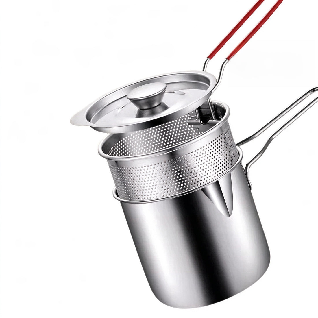 stainless steel frying pot