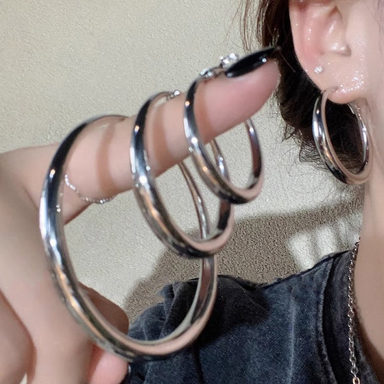 Big Ear Ring Earrings