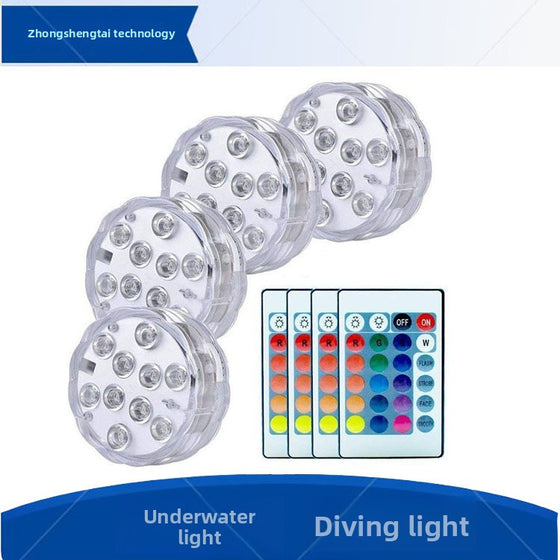 Remote Control Submersible LED Lights for Aquarium and Pool Small Pet & Bird Supplies product image 1