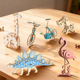 Wooden 3D Animal Puzzle Toy product image 1