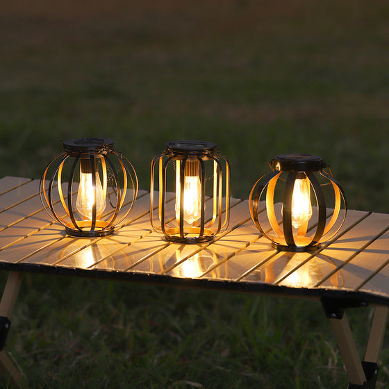 Solar Powered Retro Iron Chandelier Light Garden & Outdoor product image 1