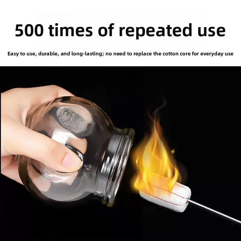 Reusable Gauze Cupping Ignition Stick Anti-Scald Fire Torch Tool for Alcohol Bottle