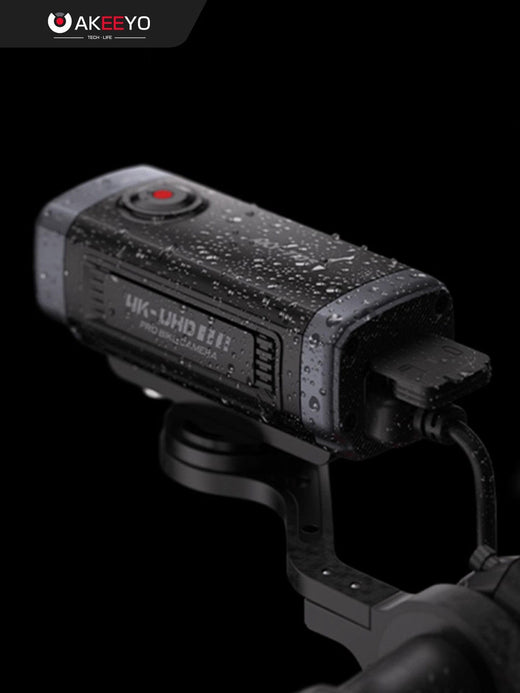 4K Waterproof Sports Action Camera for Cycling and Motorcycle Recording