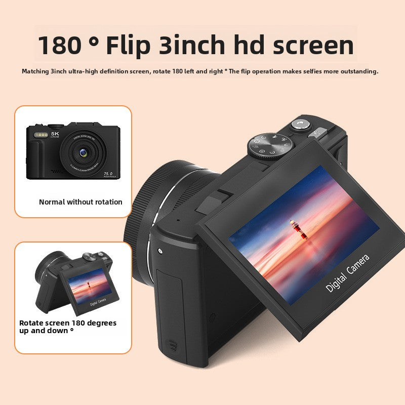 Entry Level Digital Camera with Rotating Screen