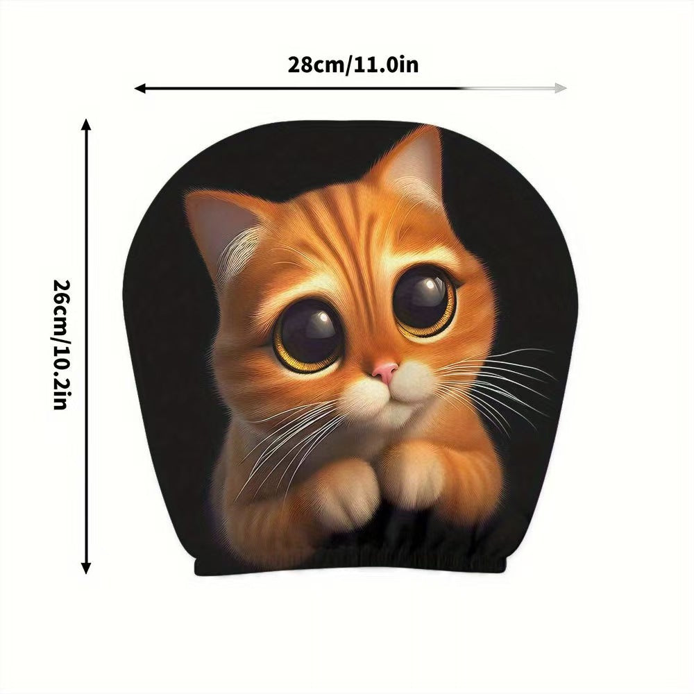 Car Printed Headrest Case Universal Funny Fun Universal Headgear