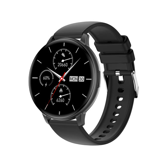 Slim smart watch with 1.38 inch display and silicone strap, photo 6