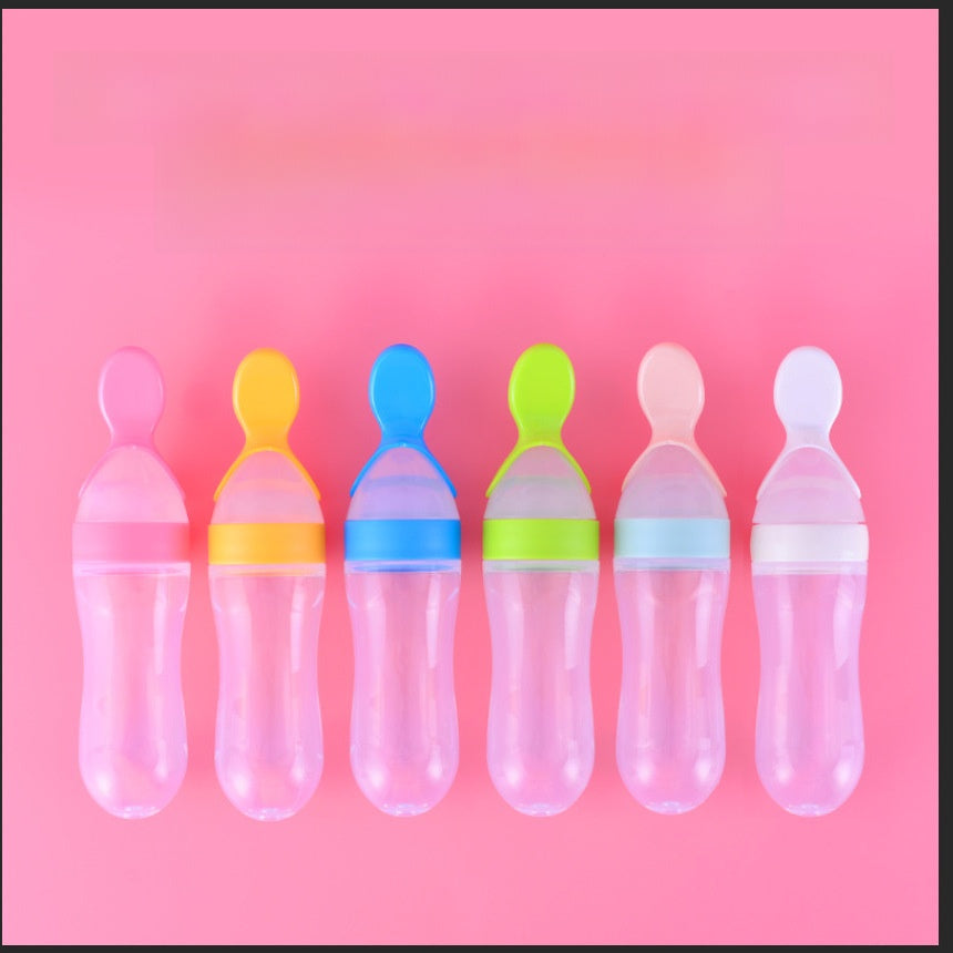 Silicone Squeeze Feeding Bottle for Infants product image 5