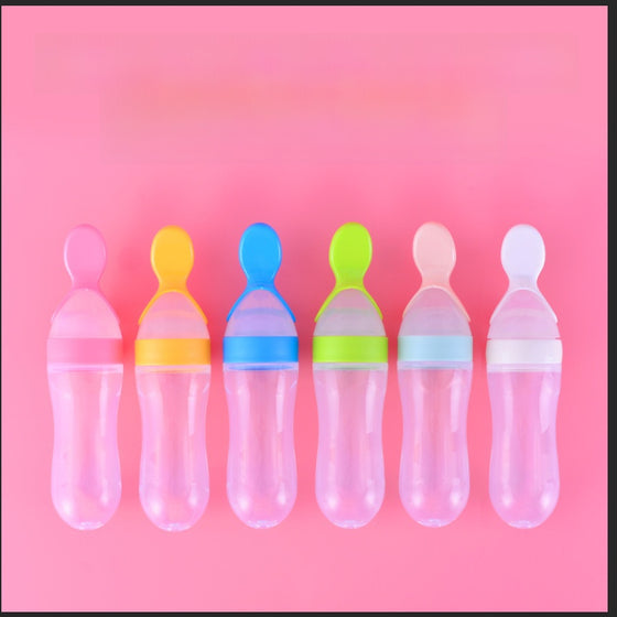Silicone Squeeze Feeding Bottle for Infants product image 5