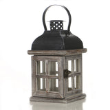 Vintage Portable Iron Candle Lantern