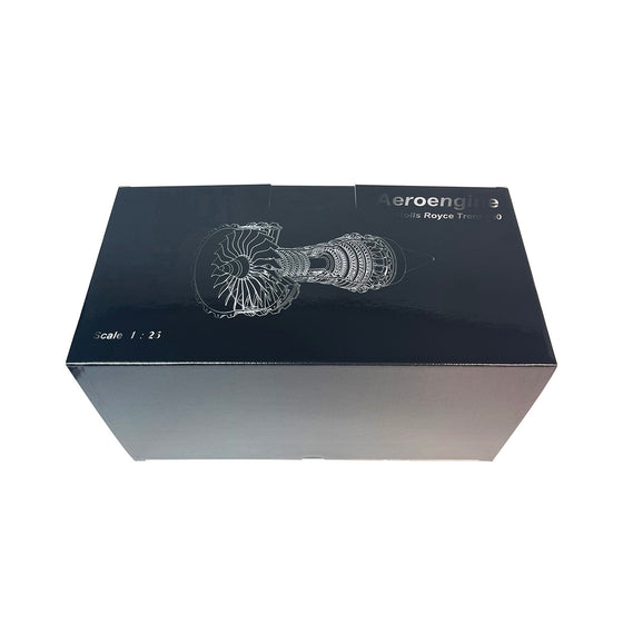 Assembled turbofan jet engine model, photo 4