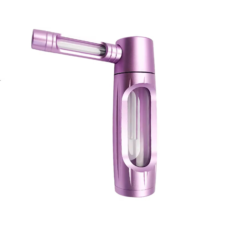 Metal Popular Water Pipe for Smoking Grass Pocket-Sized Bottles Travel Companion Dry Burning Herb Smoke Pipes Gadgets for Men