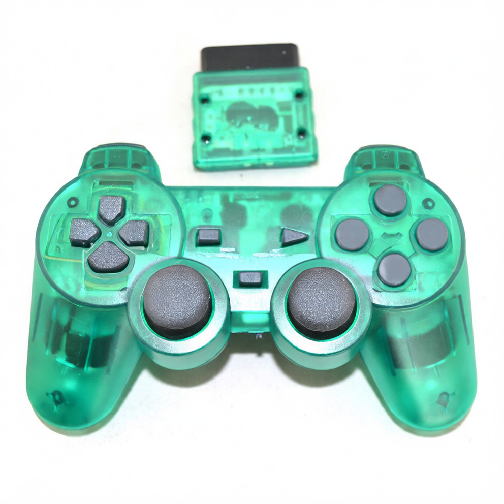 PS2 Wireless Transparent Game Controller