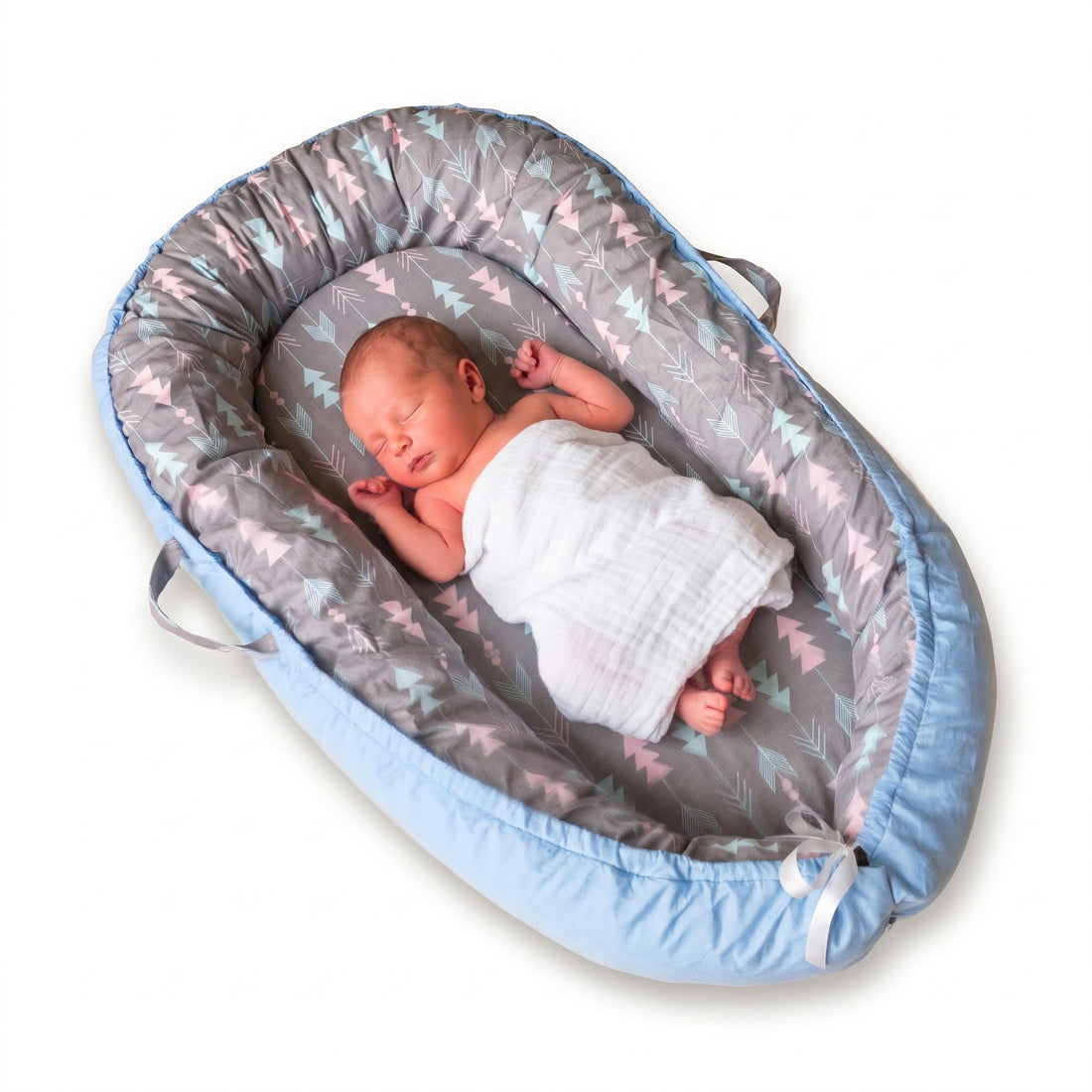 Portable Bionic Baby Nest Crib Removable Washable Cotton Newborn Bed