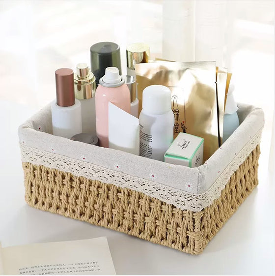 Small storage basket for desktop organizing, photo 2