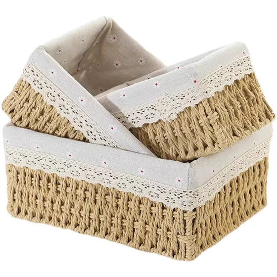 Small storage basket for desktop organizing, photo 3