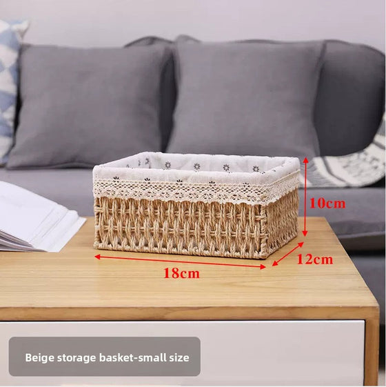 Small storage basket for desktop organizing, photo 6