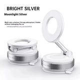 Strong Magnetic Car Phone Holder Foldable Design 360° Adjustable Vacuum Mount for Car/Desk/Bathroom/Universal Use