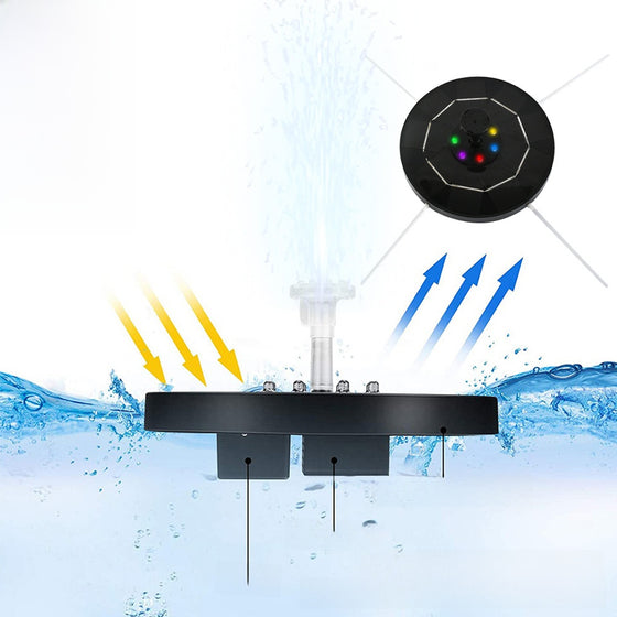 Solar Powered Color Changing Fountain Light with LED Garden & Outdoor product image 5