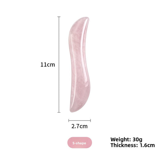 Rose Quartz Gua Sha Facial Massager Tools product image 4