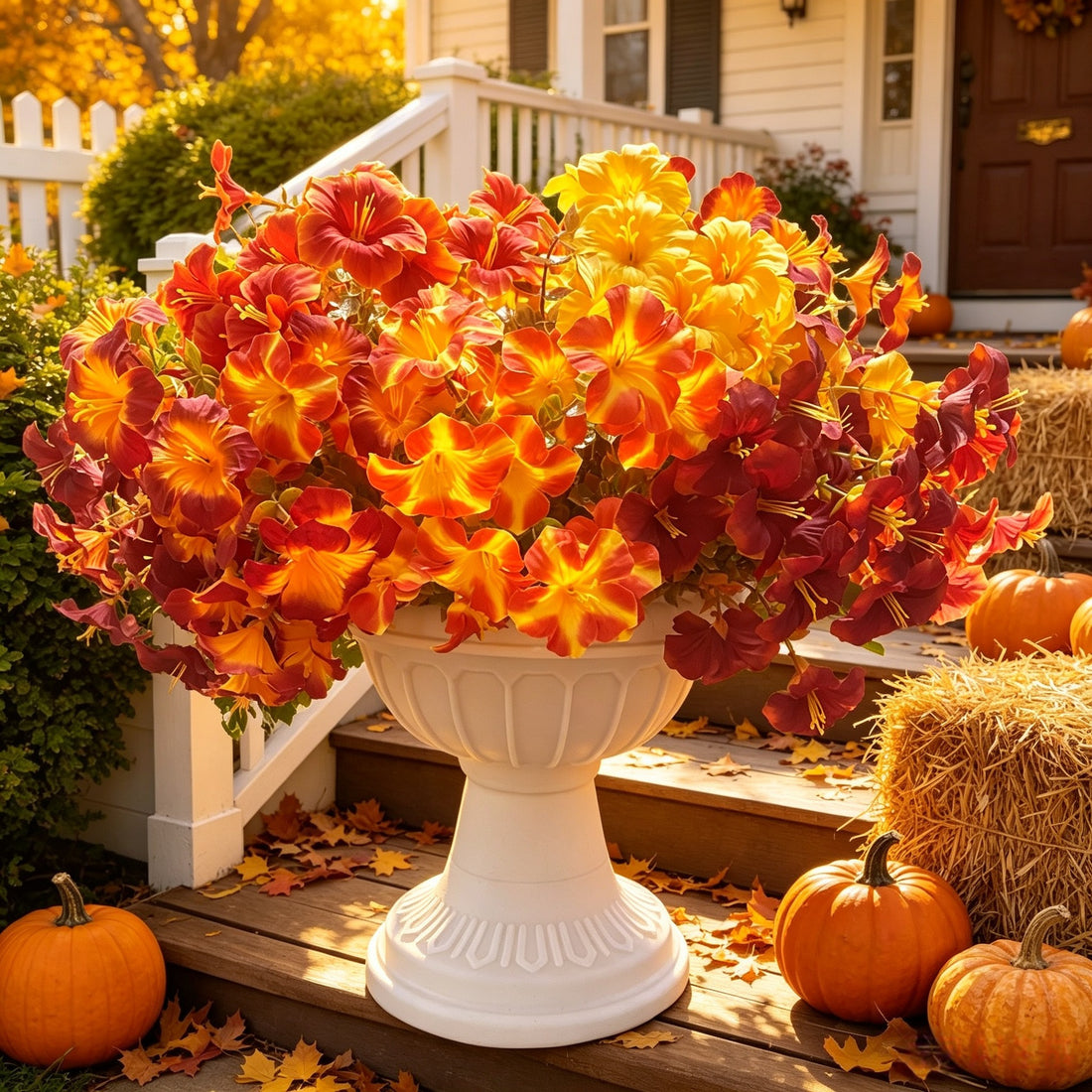 Wedding Outdoor Courtyard Landscape Thanksgiving Halloween Decorative Flowers