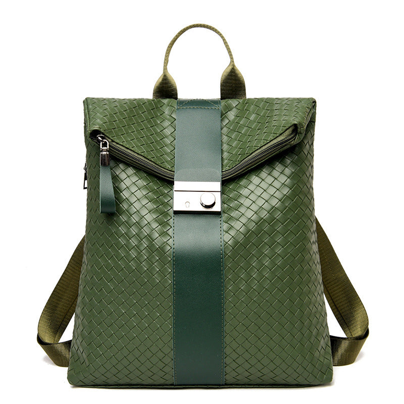 Backpack women's bag 2021 New Korean trend pu soft leather fashion simple college style casual backpack wholesale