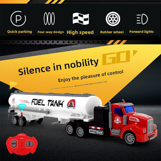 Children's remote-controlled semi-trailer toy car product image 2