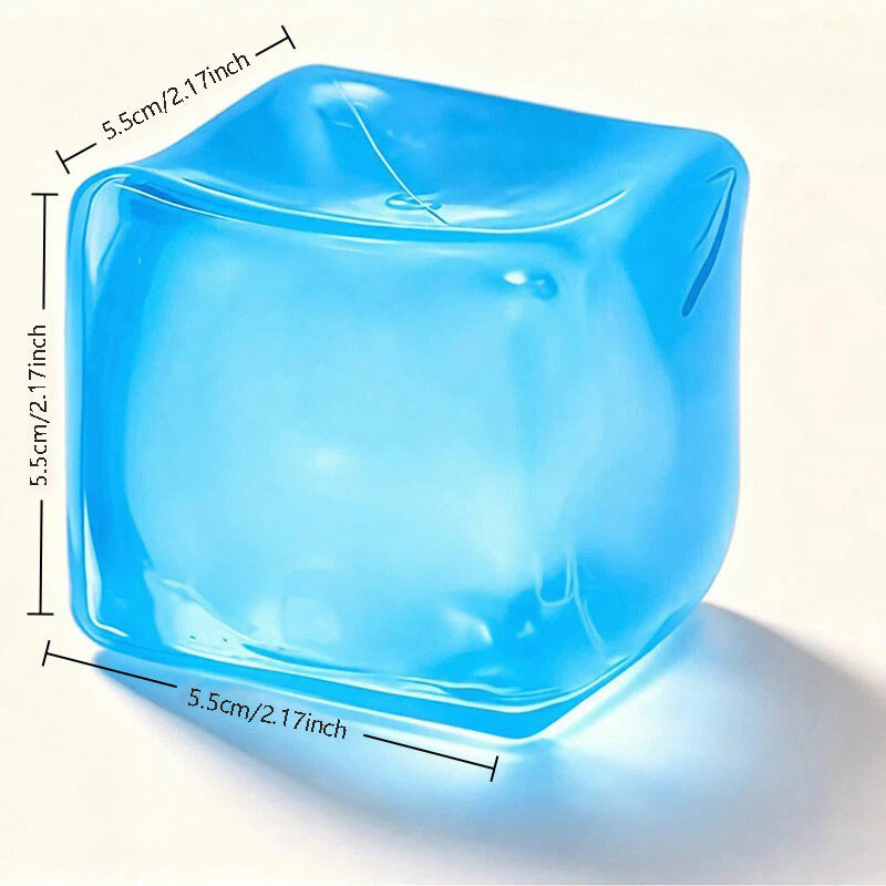 Ice cube pinch music decompression toy