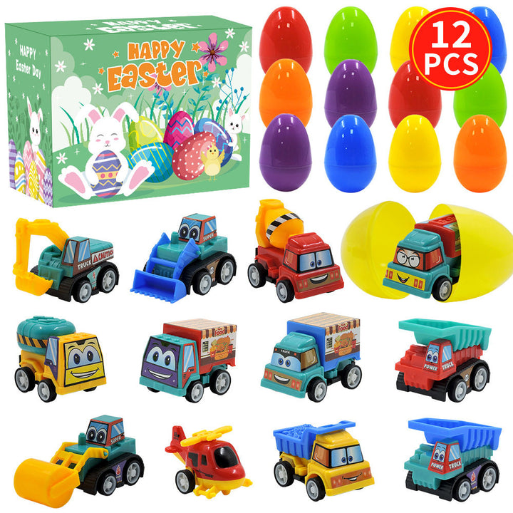 Easter Surprise Eggs with Hidden Toys for Children