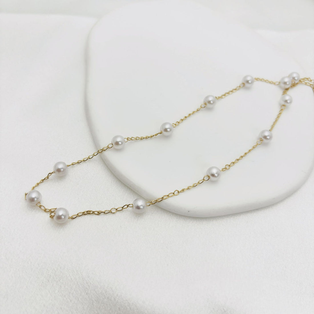 DIY Starry Pearl Chain Versatile Accessory for Earrings Hairpin and Eyeglass Chain
