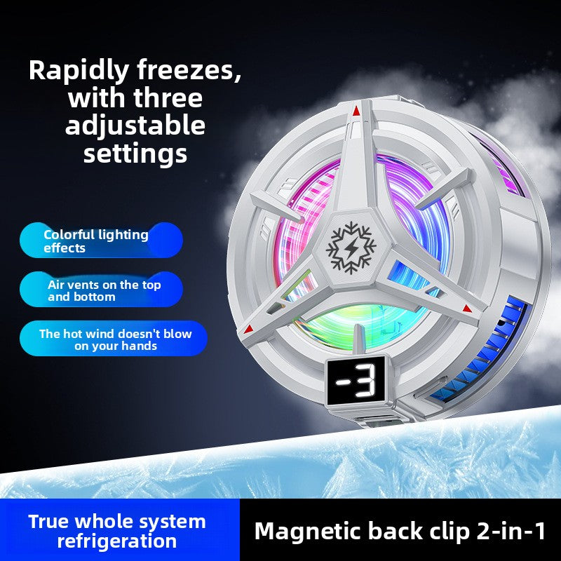 Semiconductor Magnetic Phone Cooler with Digital Display