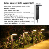 Solar Powered Lawn Light Outdoor Garden Lamp