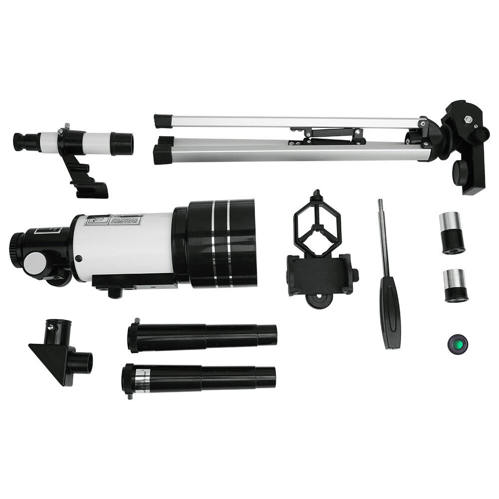 Telescope packed and folded for travel