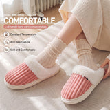 Womens Plush Indoor Slippers