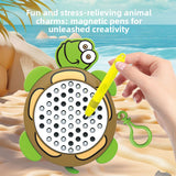 Creative little animal fruit magnetic stickers product image 2