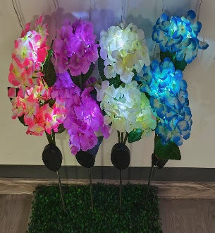Solar Powered Hydrangea Garden Stake Lights Garden & Outdoor product image 6