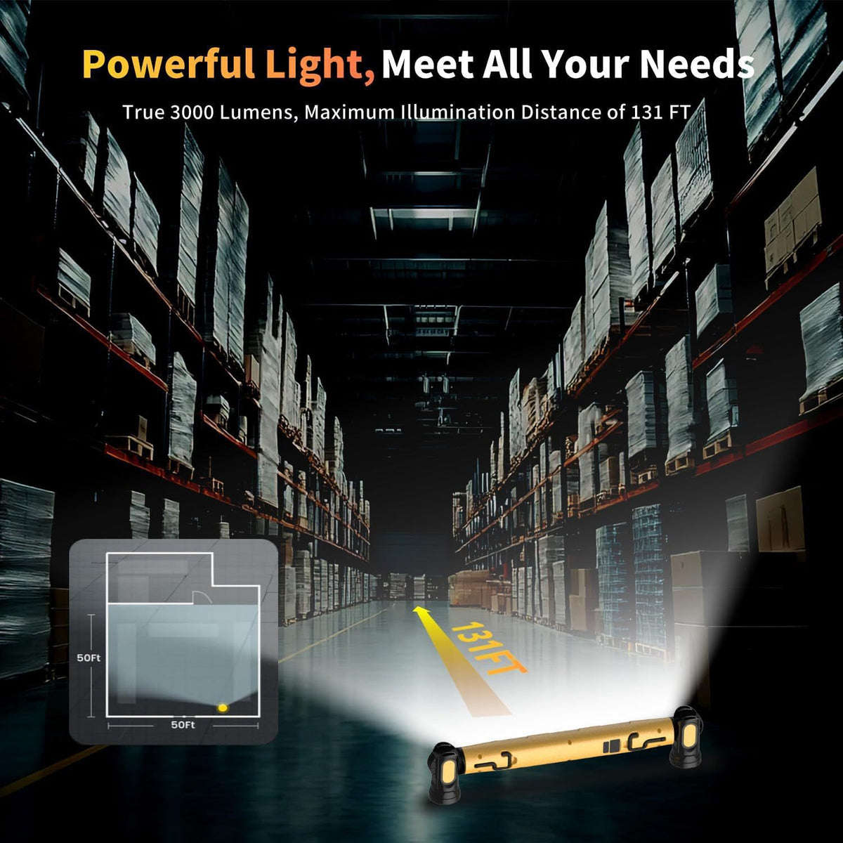 Multifunctional Magnetic Outdoor Camping Work Light