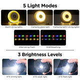 Outdoor LED camping lamp