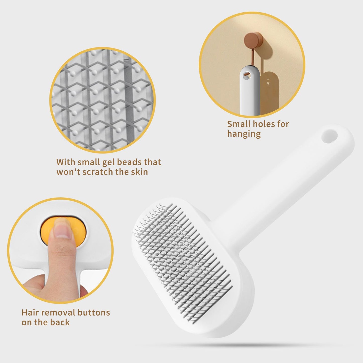 Deshedding brush size scale view