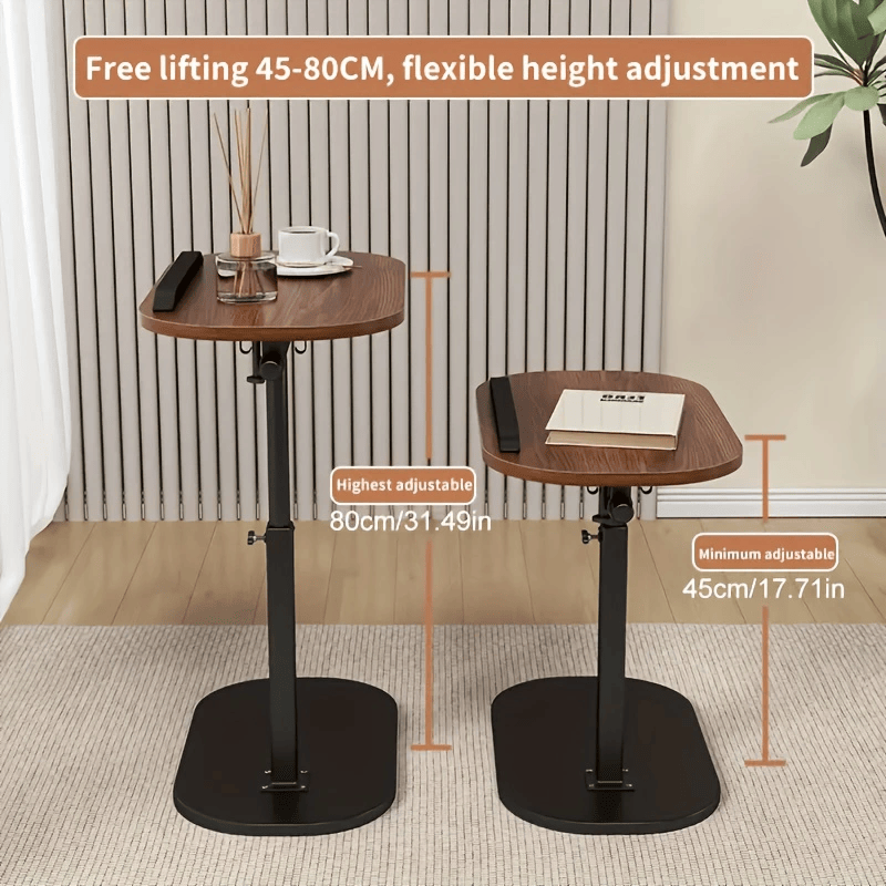 Folding laptop desk used on a bed