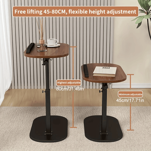Folding laptop desk used on a bed